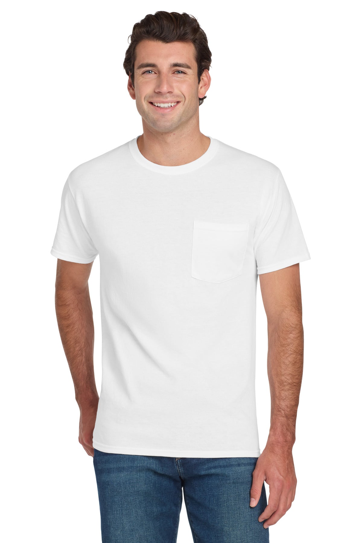 Jerzees ® - Dri-Power ® 50/50 Cotton/Poly Pocket T-Shirt. 29MP