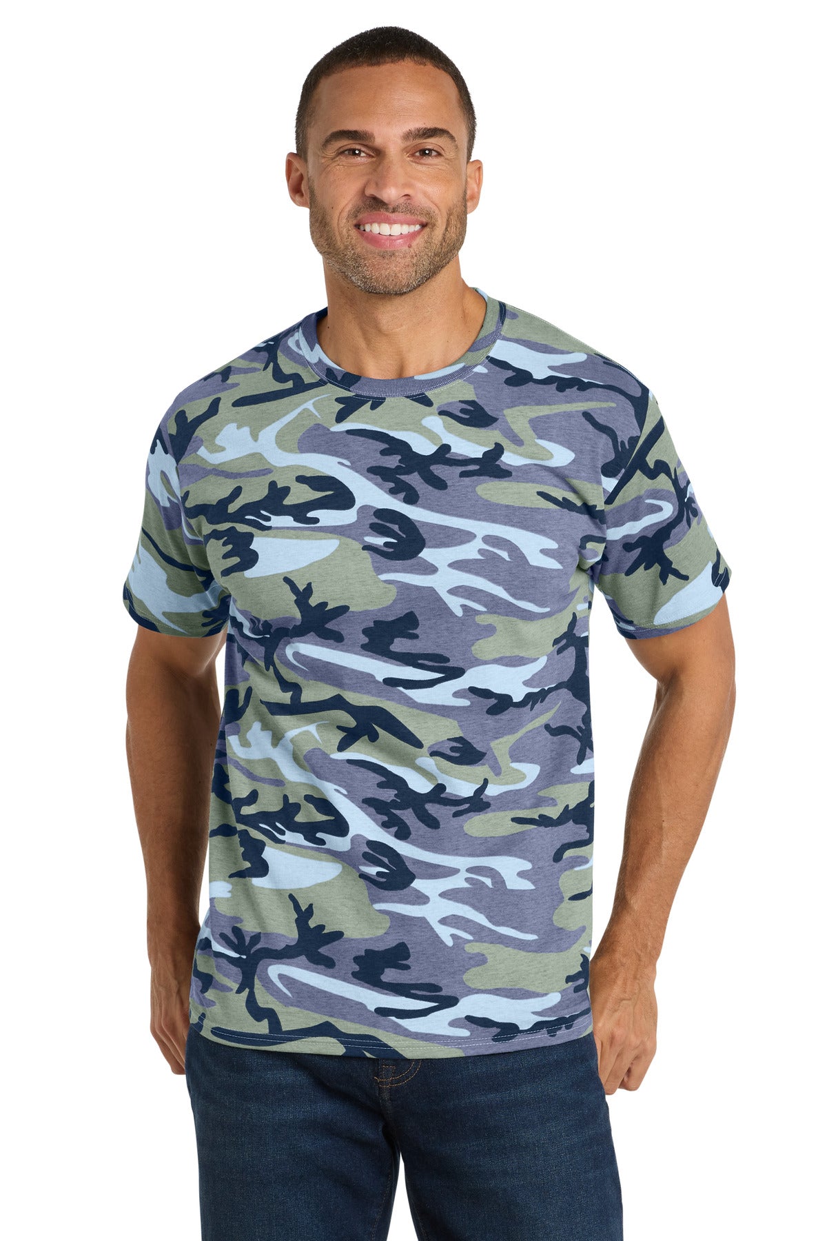 Port & Co ™ Core Cotton Camo Tee. PC54C