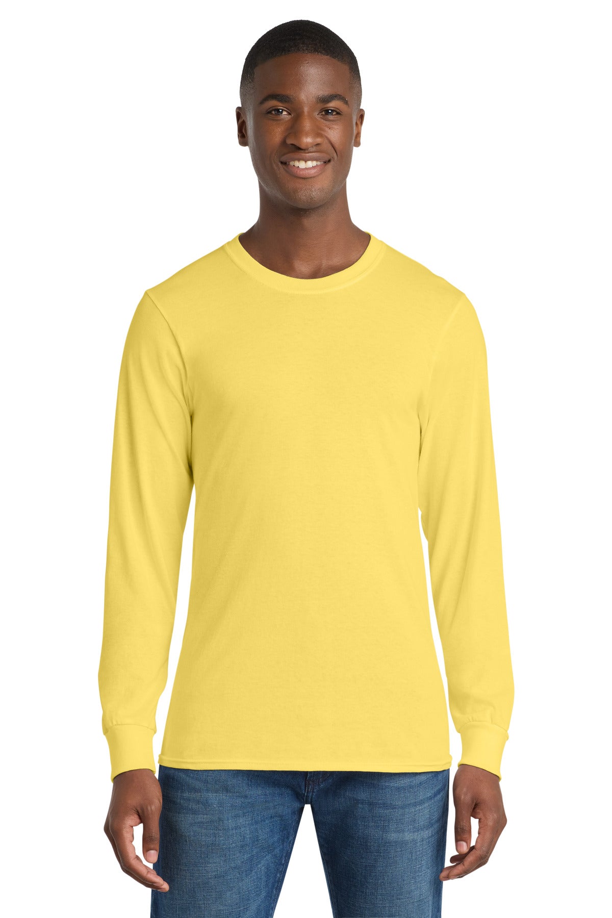Port & Co ™ Long Sleeve Core Cotton Tee. PC54LS