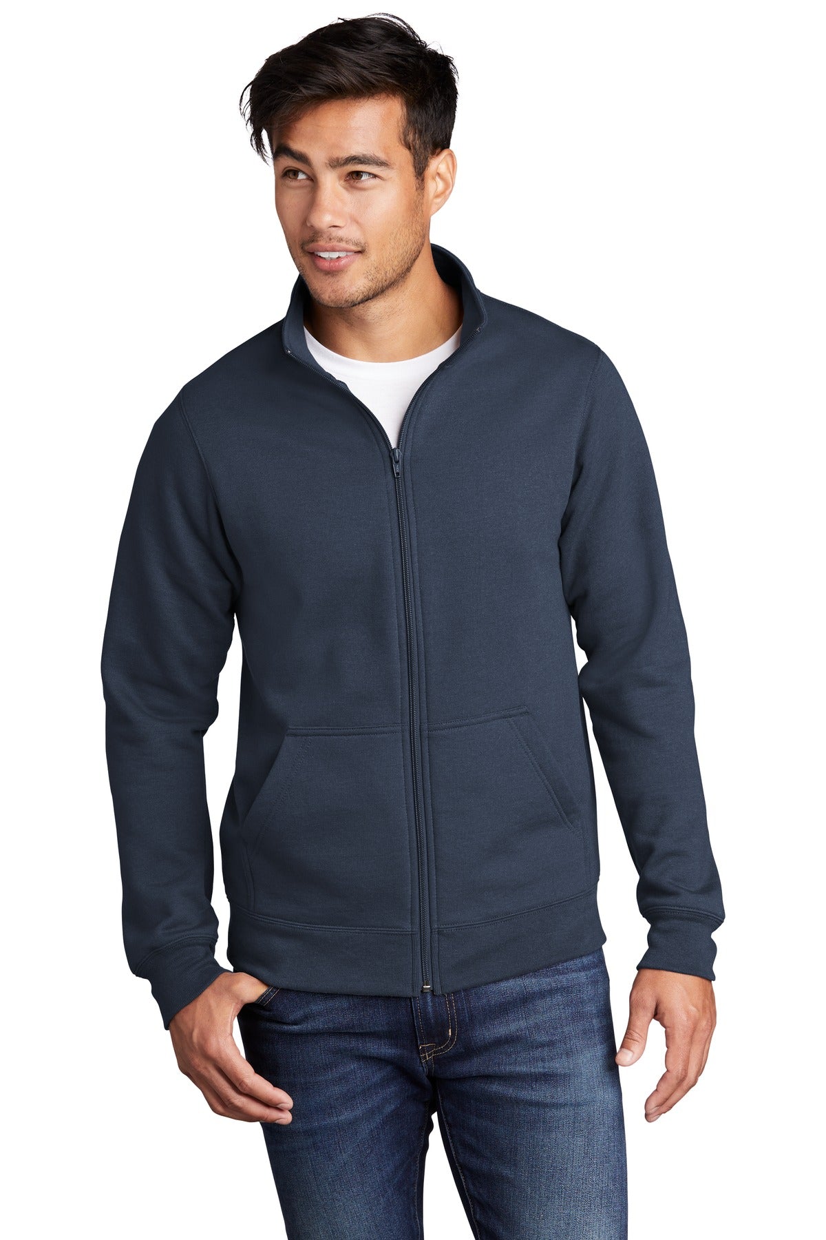 Port & Co ™ Core Fleece Cadet Full-Zip Sweatshirt PC78FZ