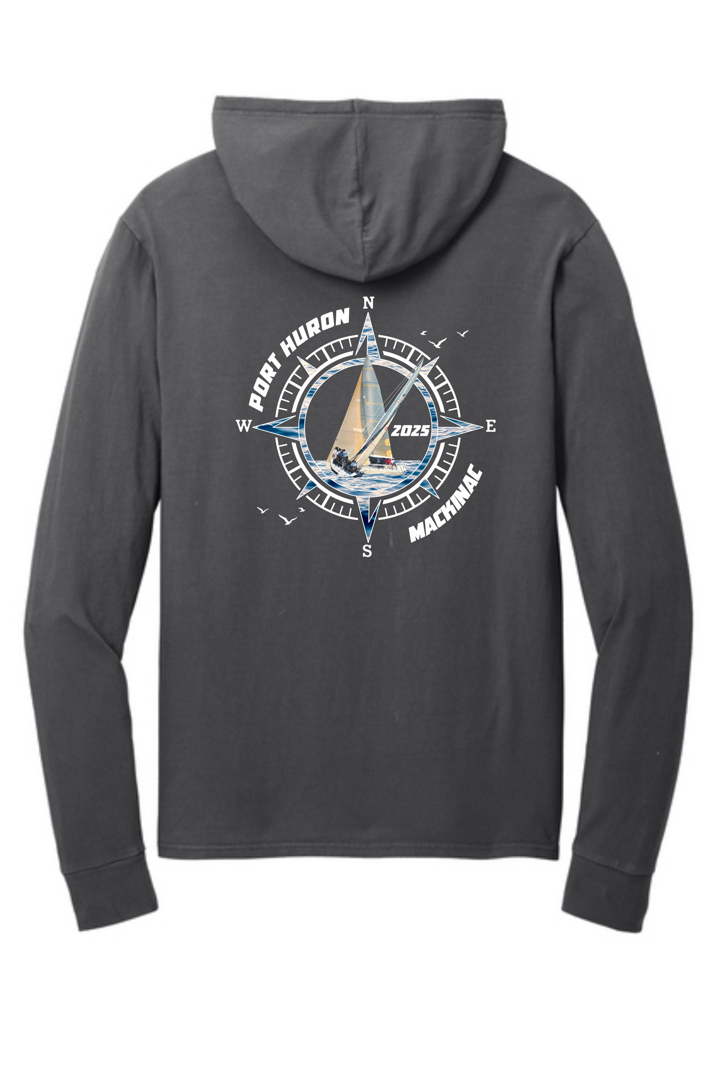 PHYC Port & Company® Beach Wash® Garment-Dyed Pullover Hooded Tee