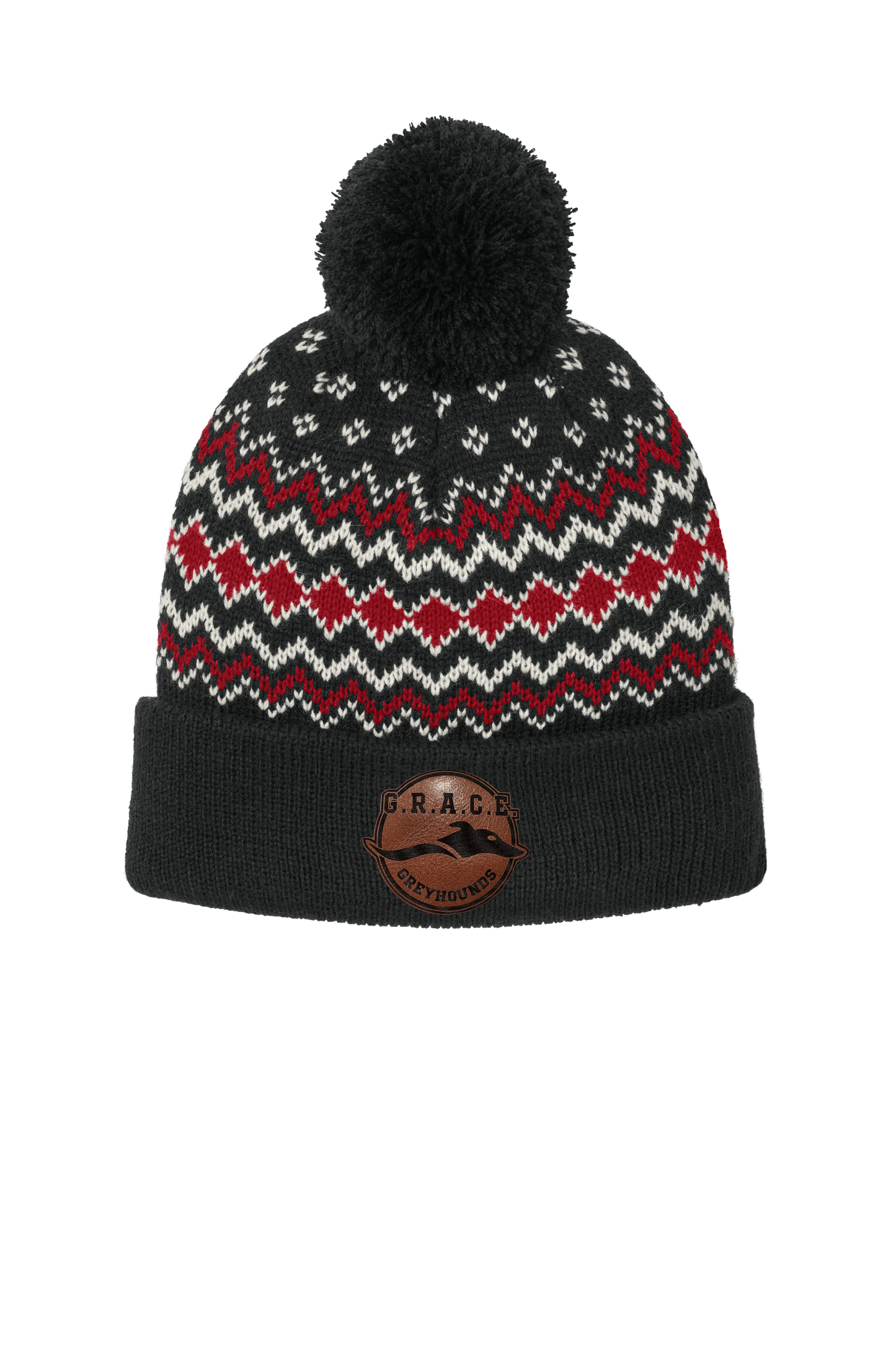 Hounds of GRACE C991 Two-Tone Hat – Black/Red