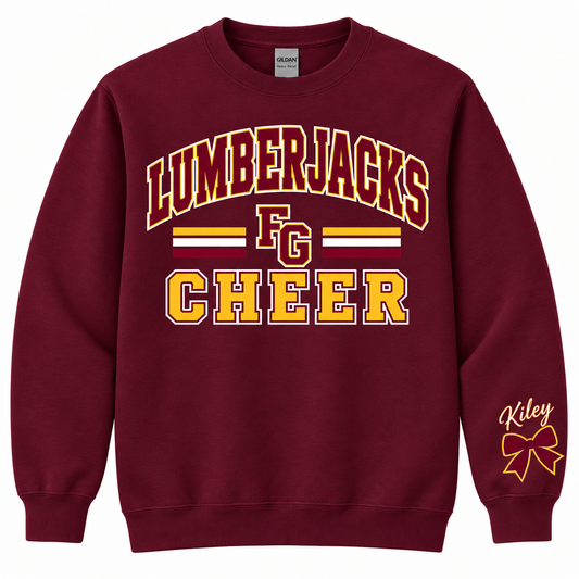 FGMS Lumberjacks Cheer Crewneck