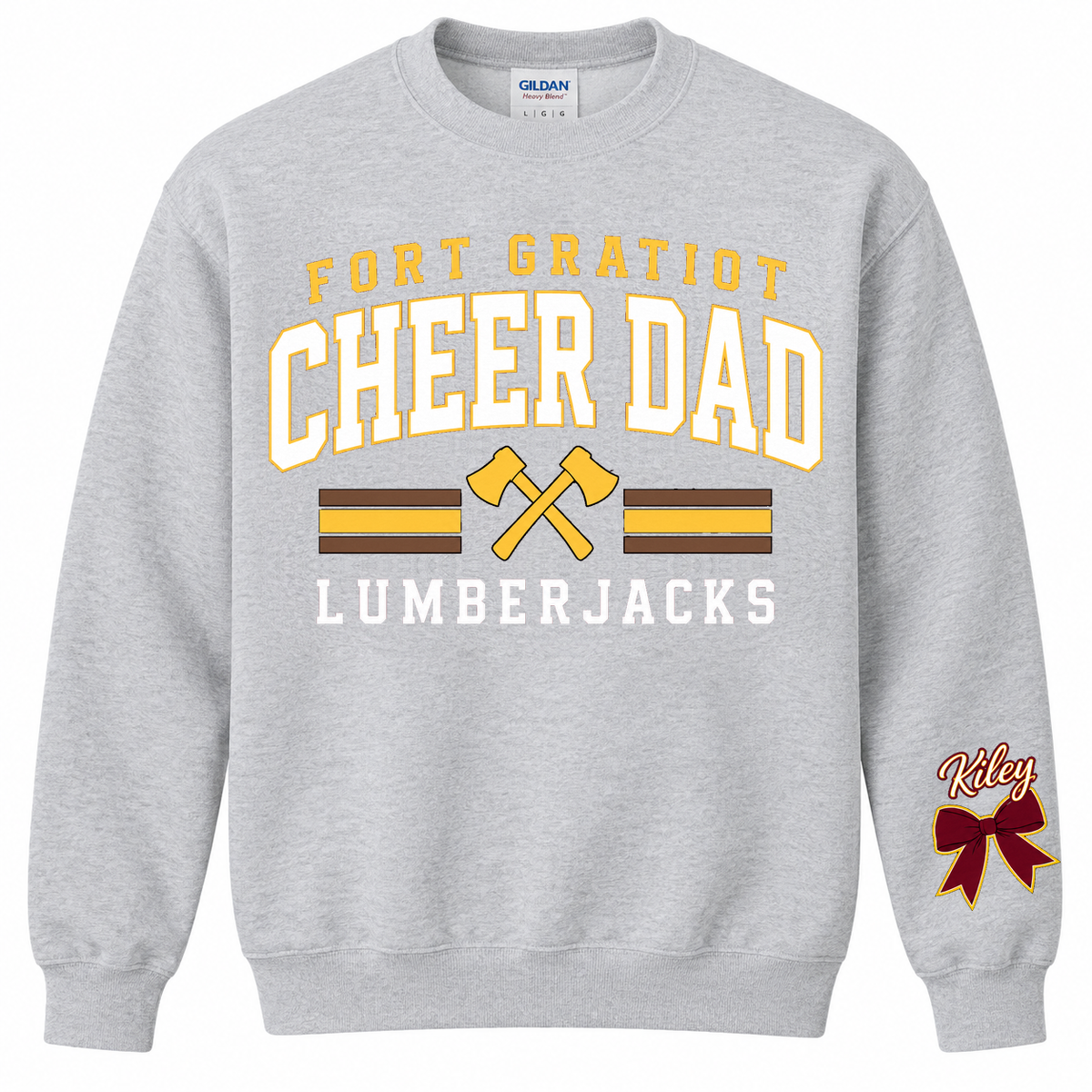 FGMS Cheer Dad Axes Crewneck