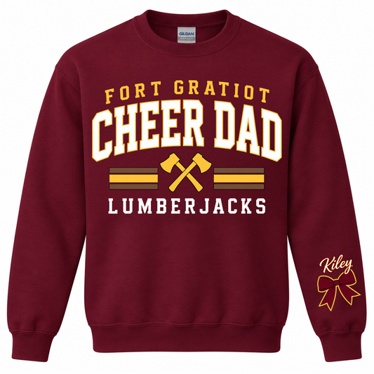 FGMS Cheer Dad Axes Crewneck