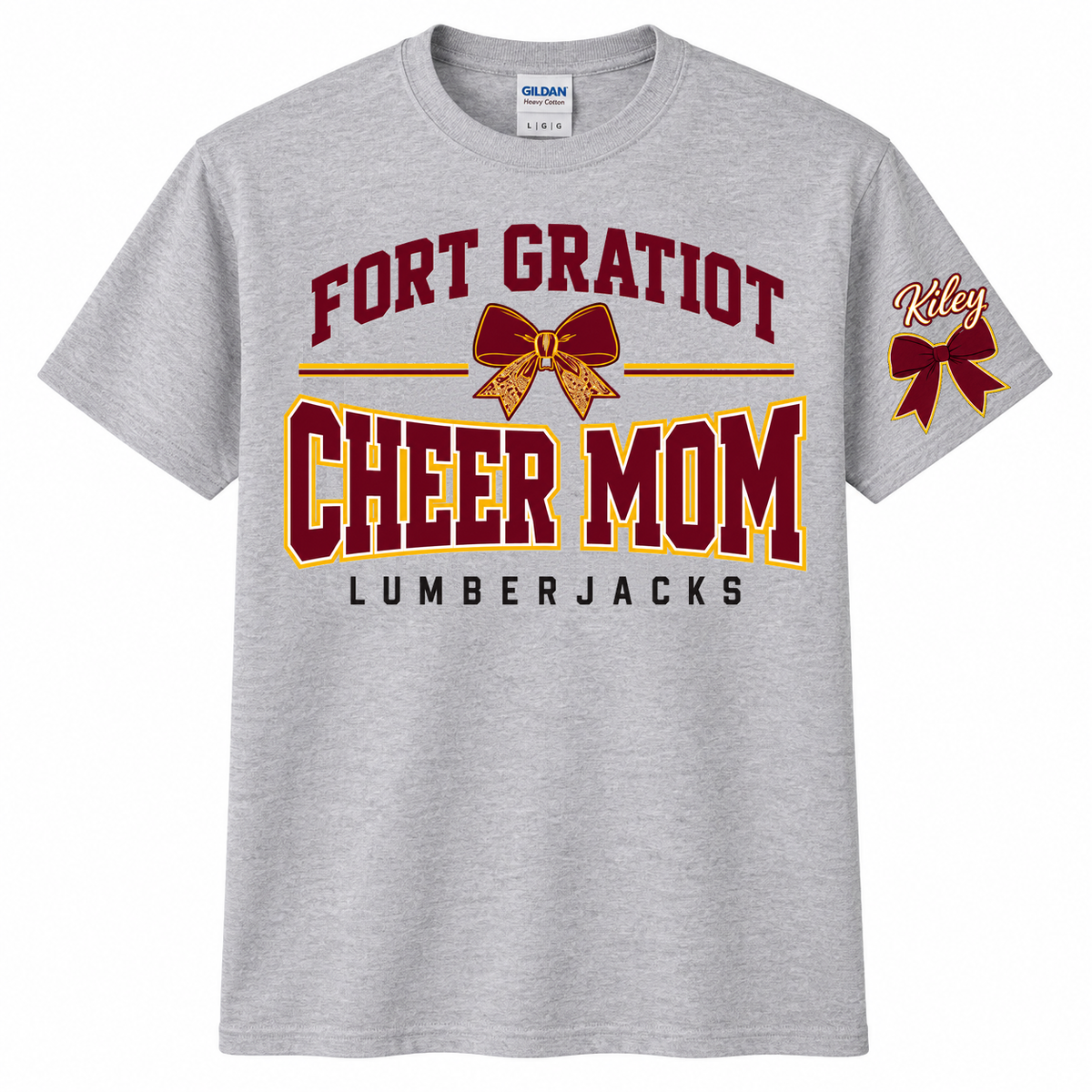 FGMS Cheer Mom Bow Tee