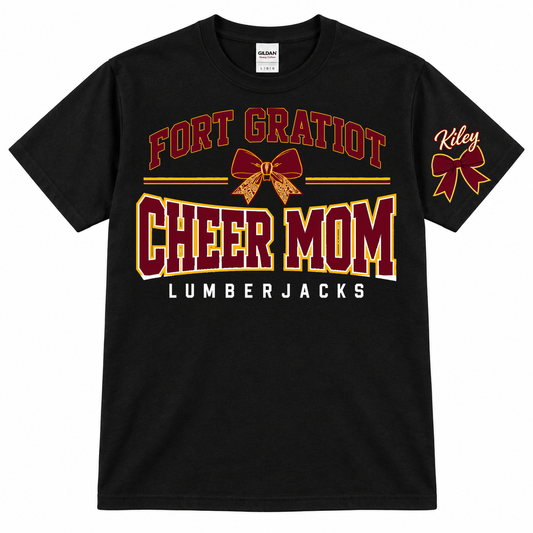 FGMS Cheer Mom Bow Tee