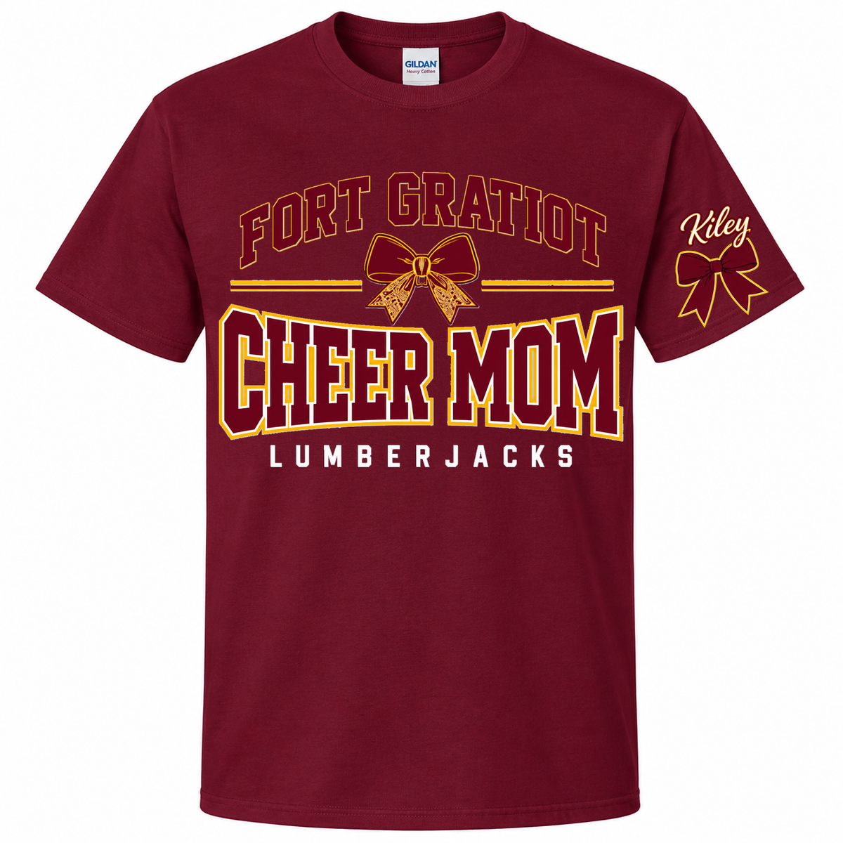 FGMS Cheer Mom Bow Tee