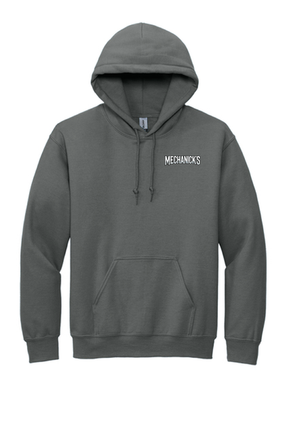 MechaNick’s Garage Hoodie – Gildan® 12500 DryBlend