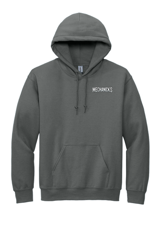 MechaNick’s Garage Hoodie – Gildan® 12500 DryBlend