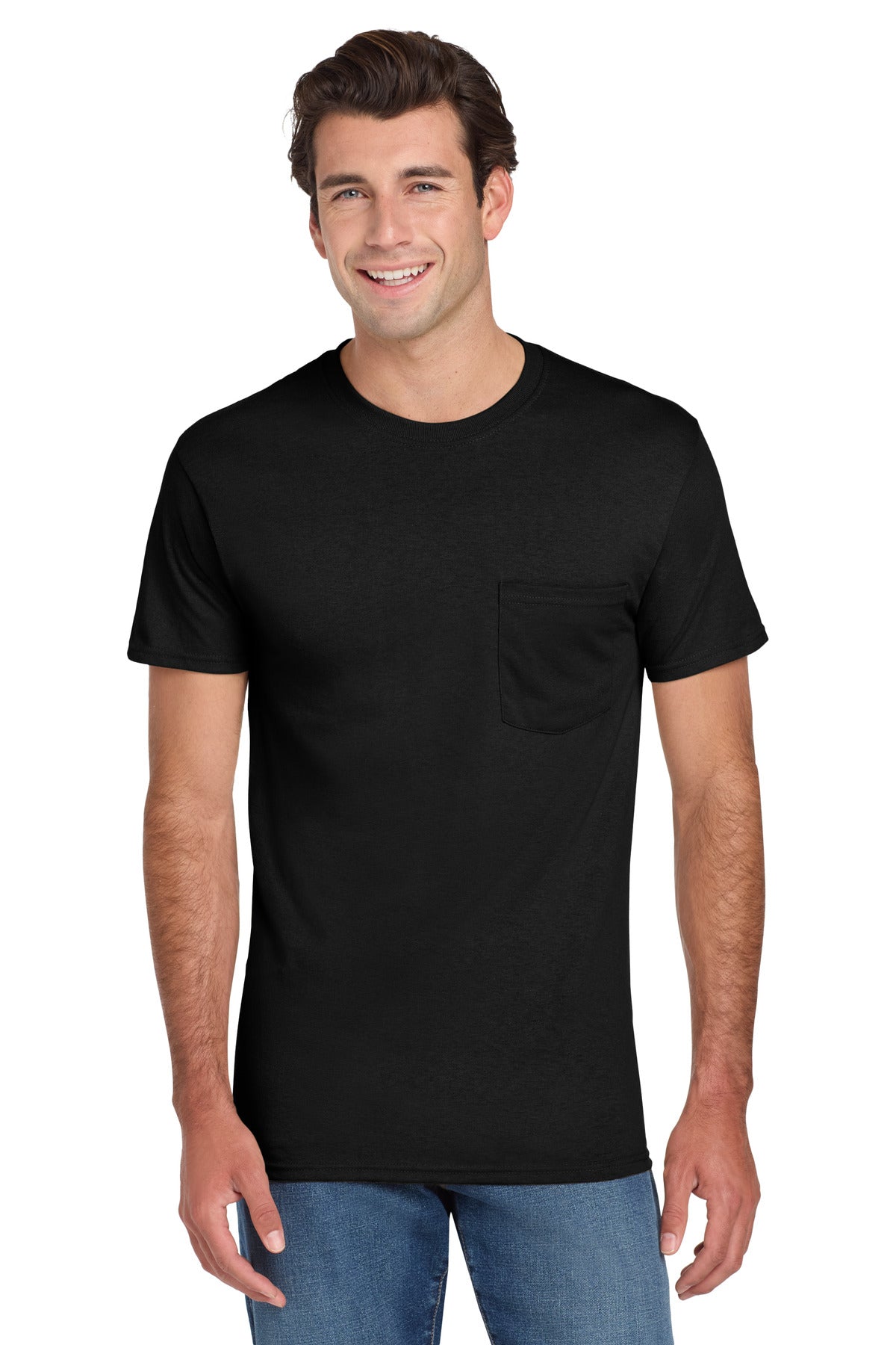 Jerzees ®  -  Dri-Power ®  50/50 Cotton/Poly Pocket T-Shirt.  29MP