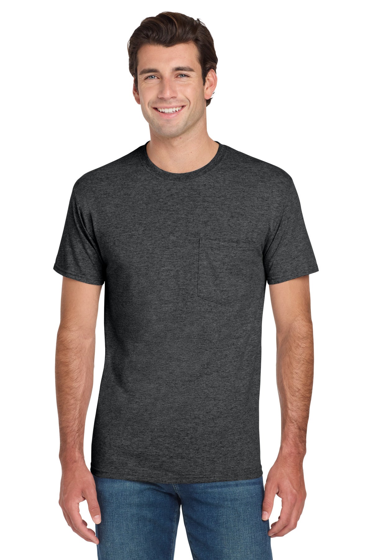 Jerzees ®  -  Dri-Power ®  50/50 Cotton/Poly Pocket T-Shirt.  29MP