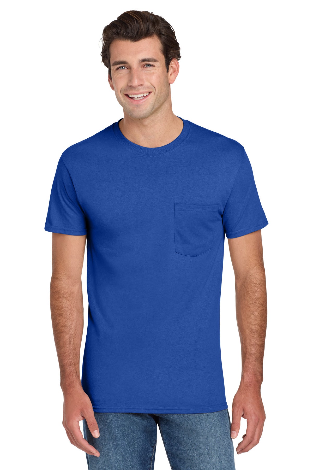 Jerzees ®  -  Dri-Power ®  50/50 Cotton/Poly Pocket T-Shirt.  29MP