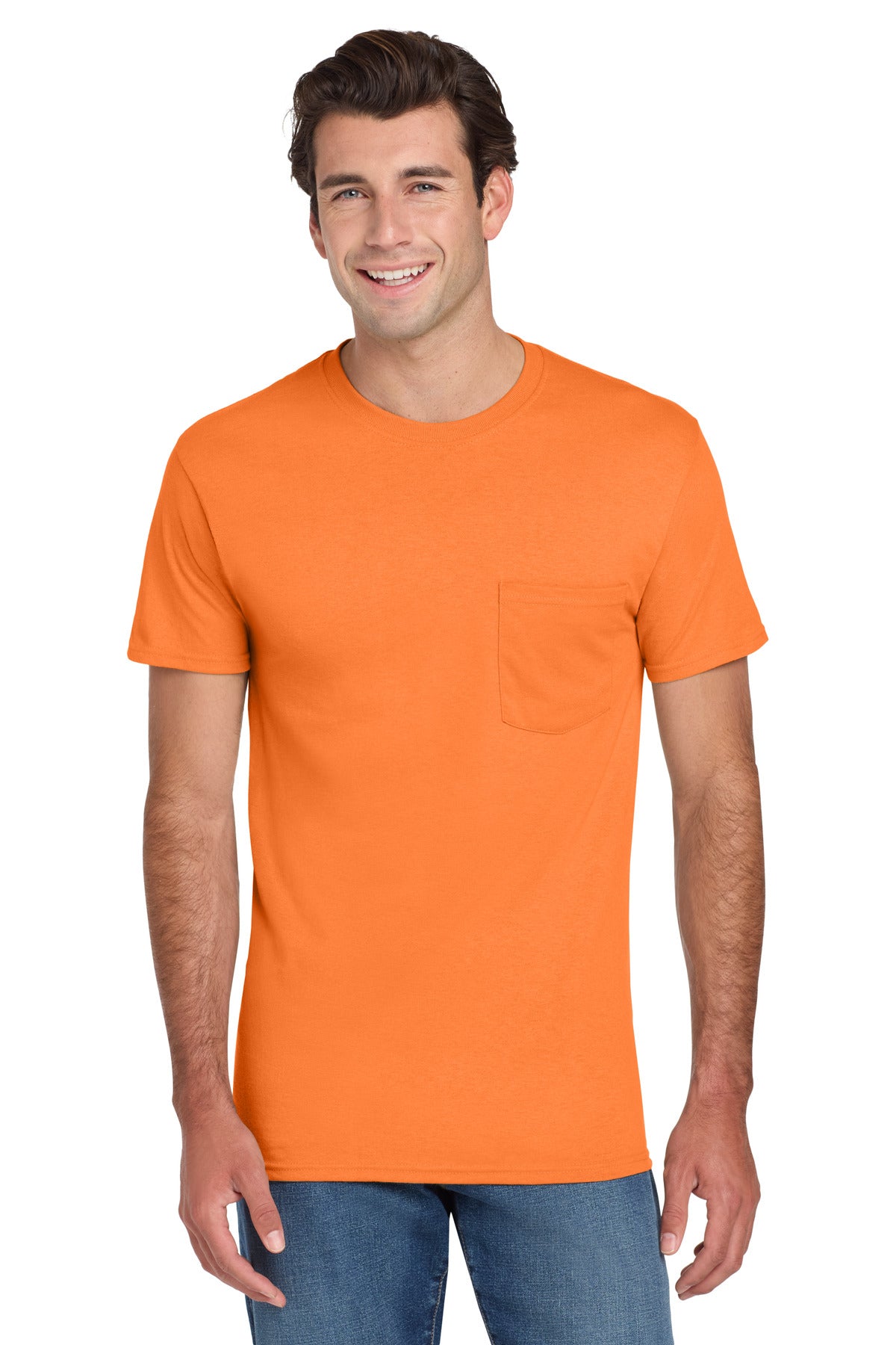Jerzees ®  -  Dri-Power ®  50/50 Cotton/Poly Pocket T-Shirt.  29MP