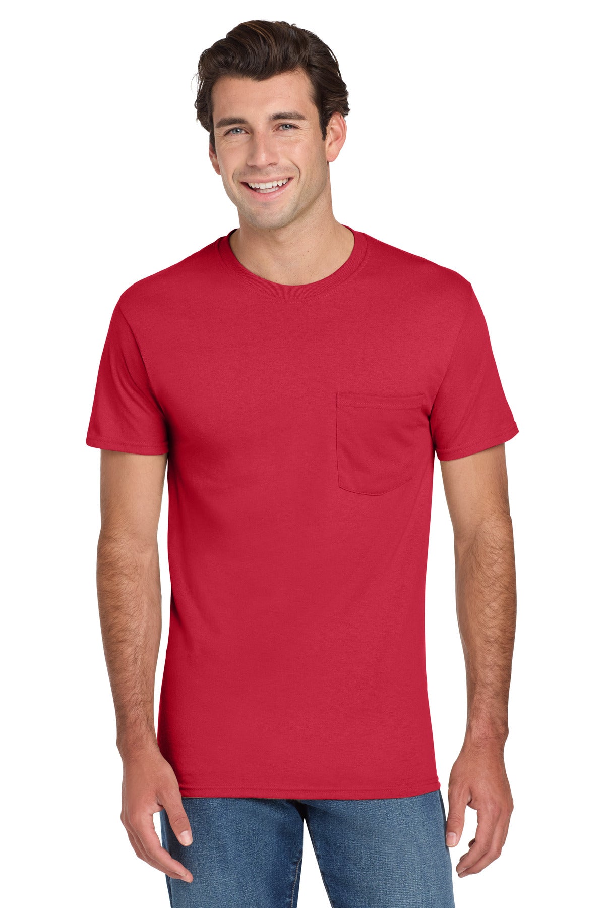 Jerzees ®  -  Dri-Power ®  50/50 Cotton/Poly Pocket T-Shirt.  29MP