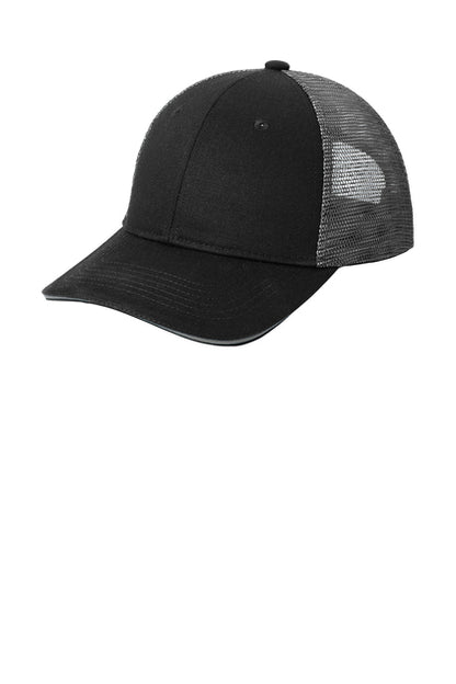 MV - C818 Port Authority® Double Mesh Snapback Sandwich Bill Cap VIKING Patch