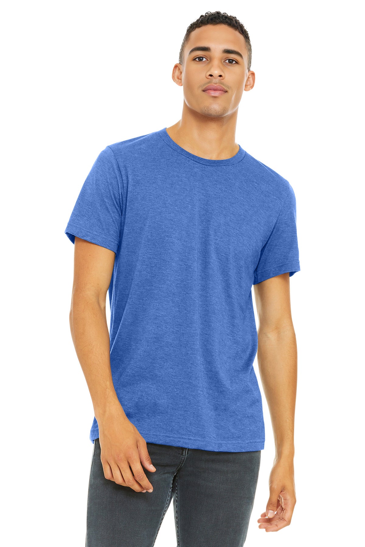 BELLA+CANVAS  ®  Unisex Heather CVC Short Sleeve Tee. BC3001CVC