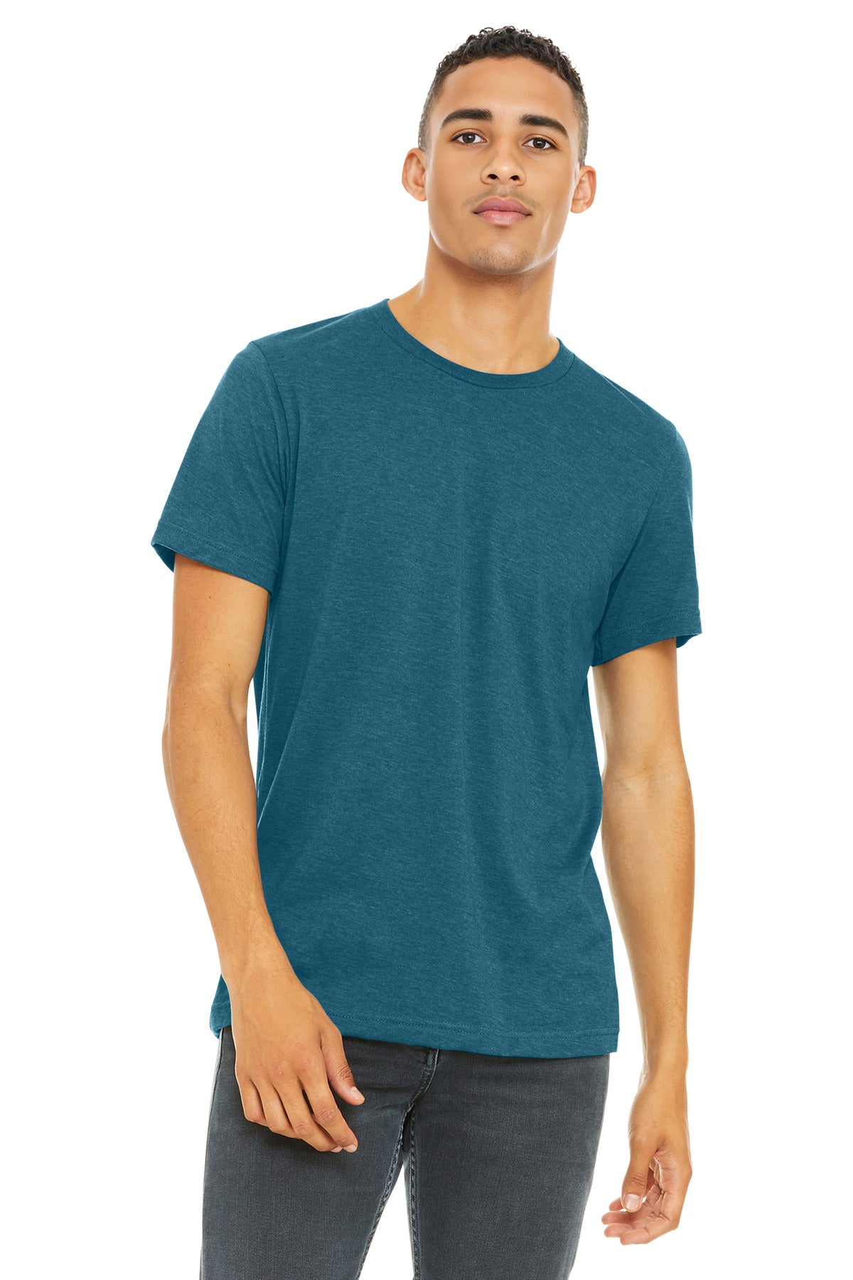 BELLA+CANVAS  ®  Unisex Heather CVC Short Sleeve Tee. BC3001CVC