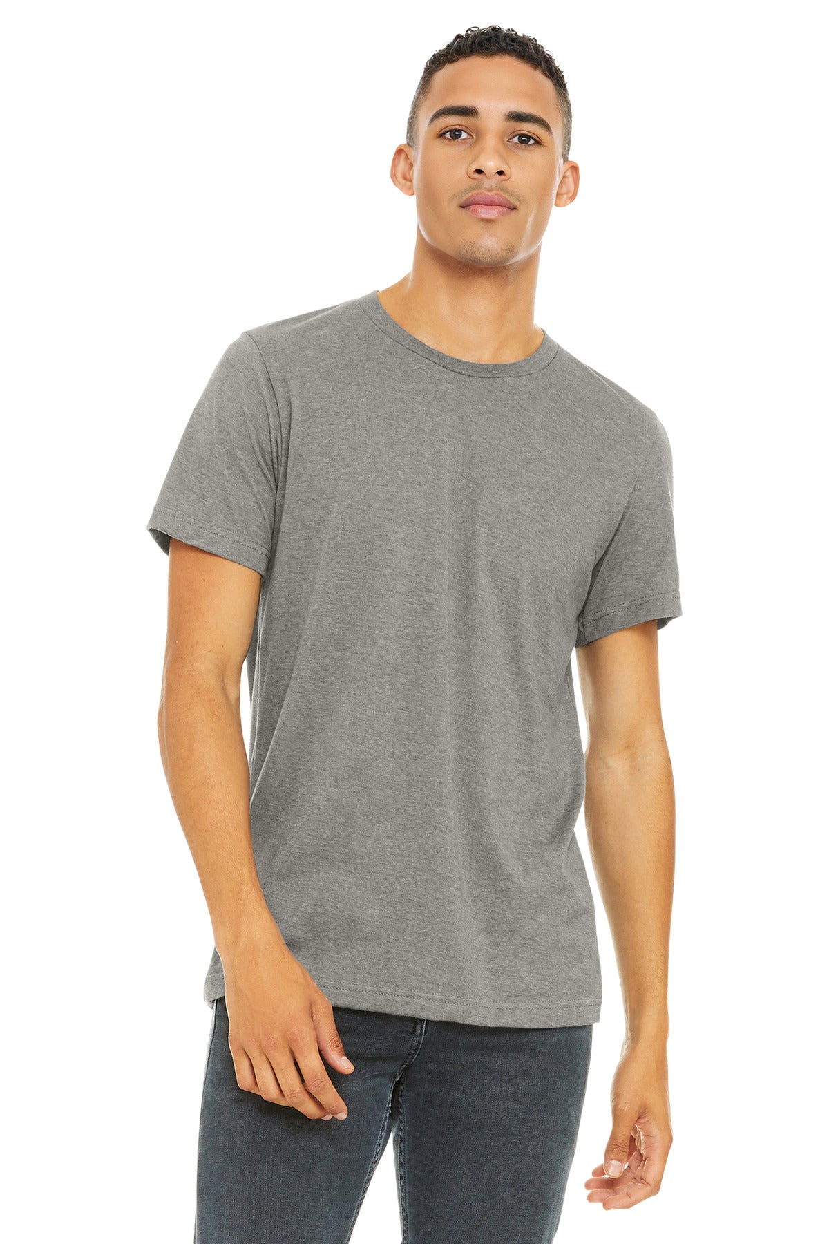 BELLA+CANVAS  ®  Unisex Heather CVC Short Sleeve Tee. BC3001CVC