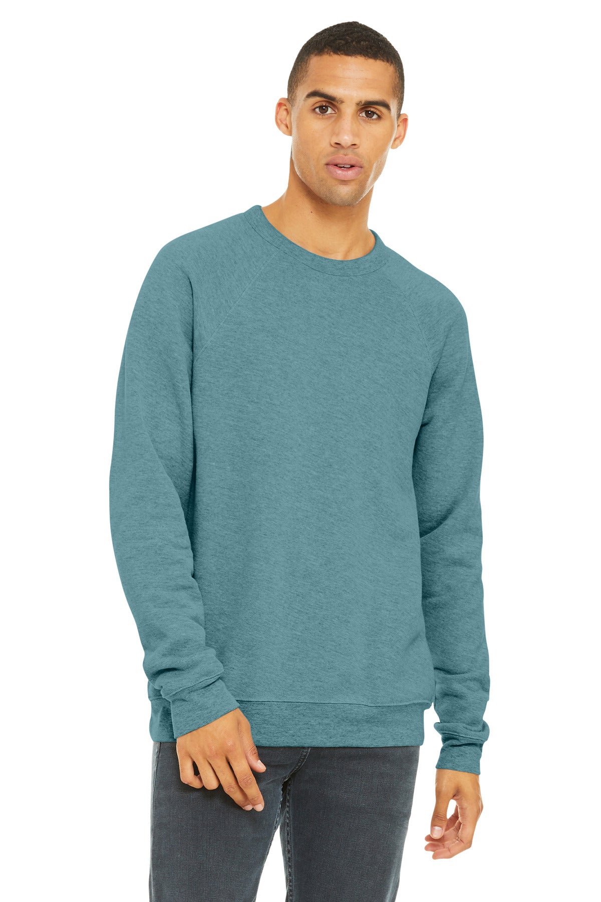 BELLA+CANVAS  ®  Unisex Sponge Fleece Raglan Sweatshirt. BC3901