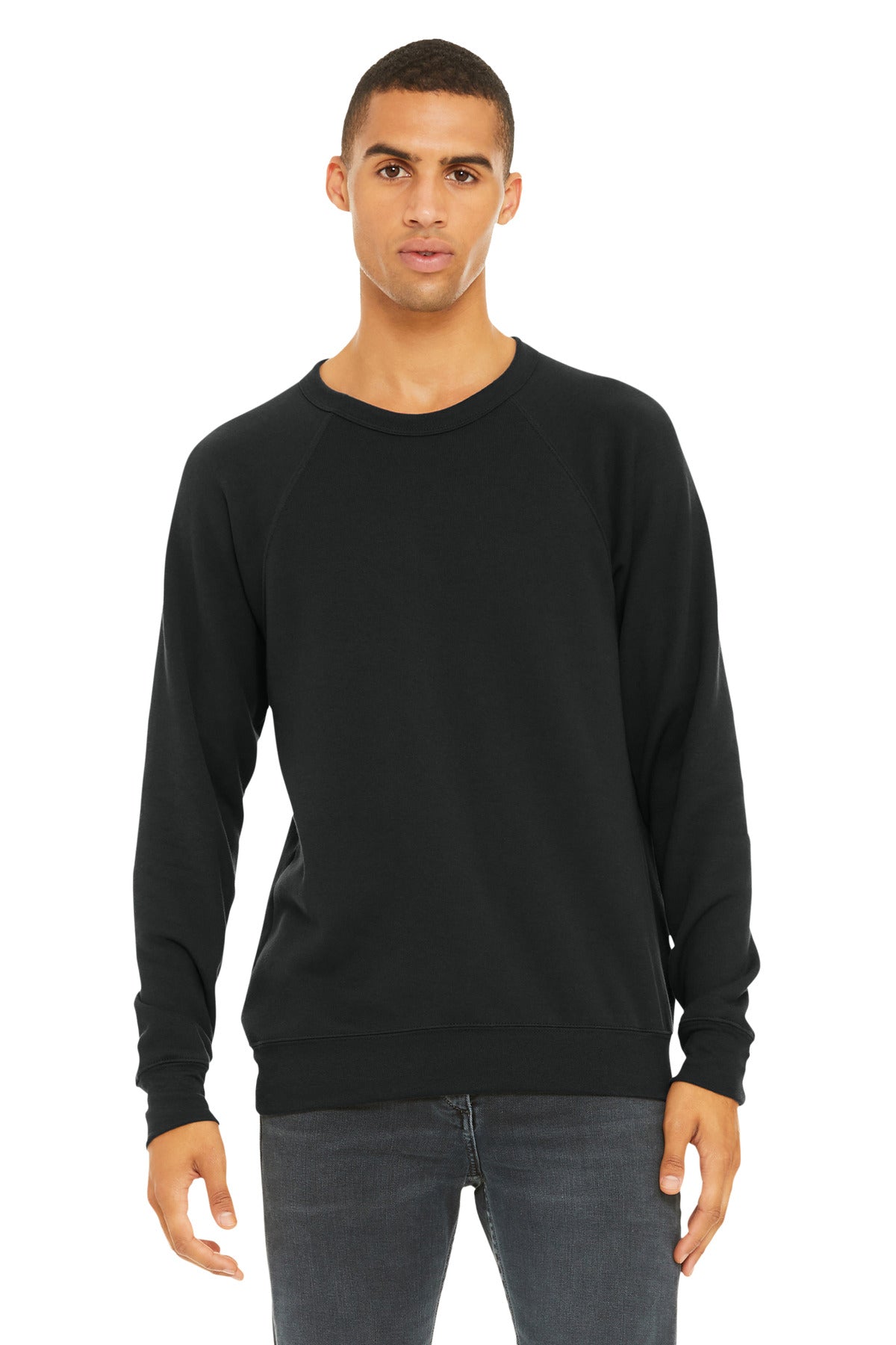 BELLA+CANVAS  ®  Unisex Sponge Fleece Raglan Sweatshirt. BC3901
