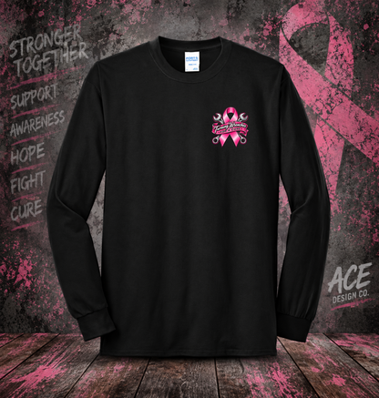 Bob’s Truck Repair – Turning Wrenches for a Cure Long Sleeve Tee