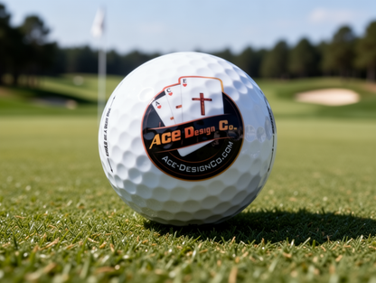 Custom UV-Printed Golf Balls – No Minimum