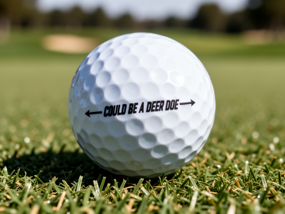 Custom UV-Printed Golf Balls – No Minimum