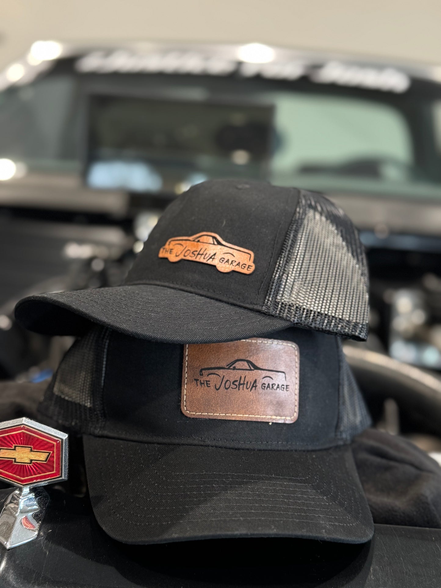 The Joshua Garage Leather Snap Back