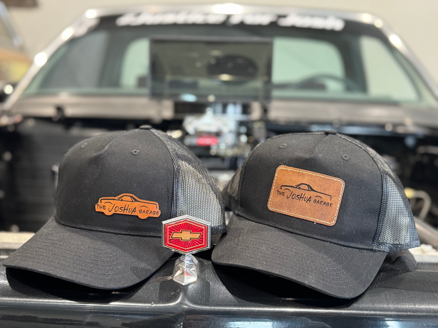 The Joshua Garage Leather Snap Back