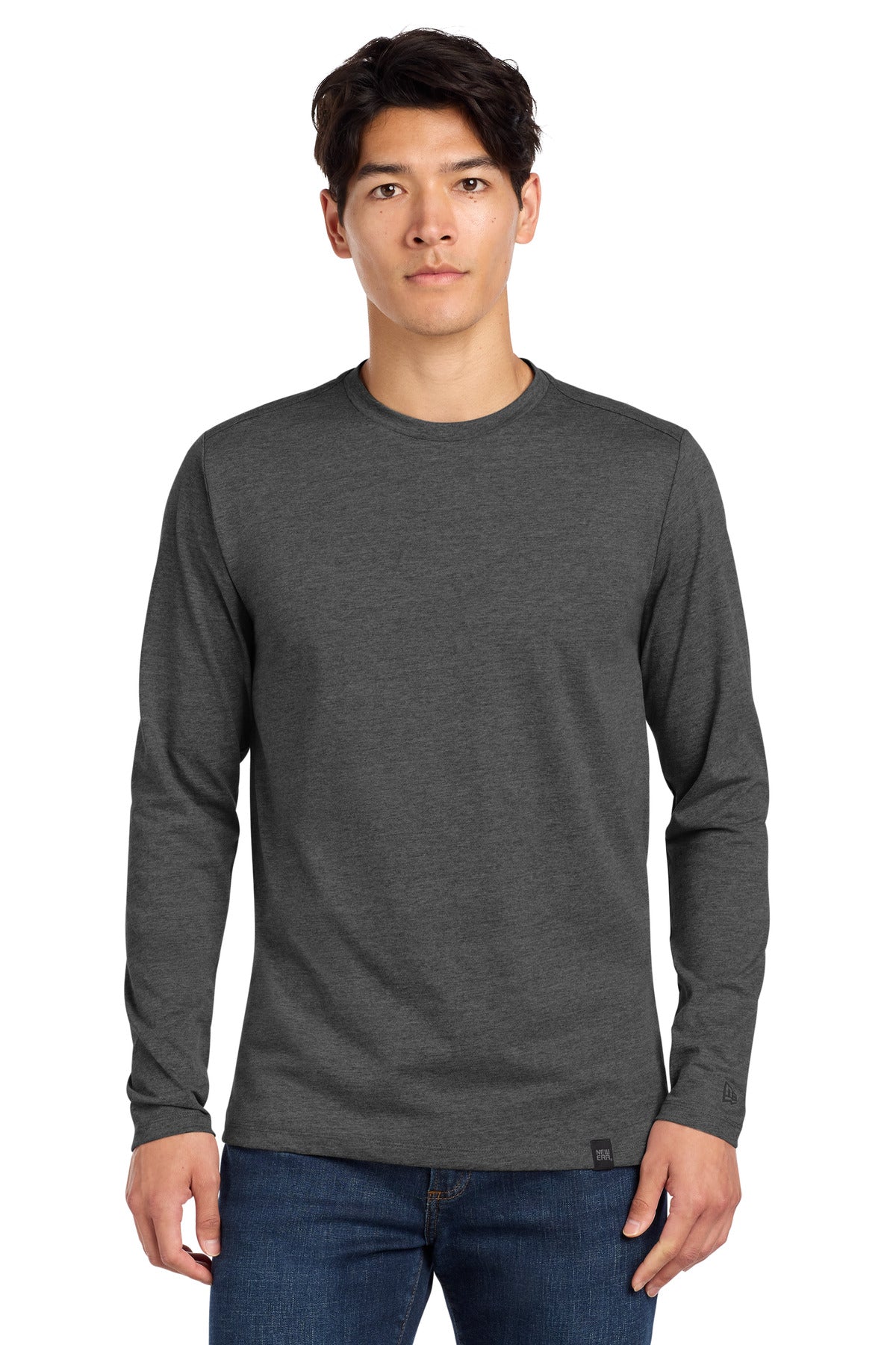 New Era  ®  Heritage Blend Long Sleeve Crew Tee. NEA102