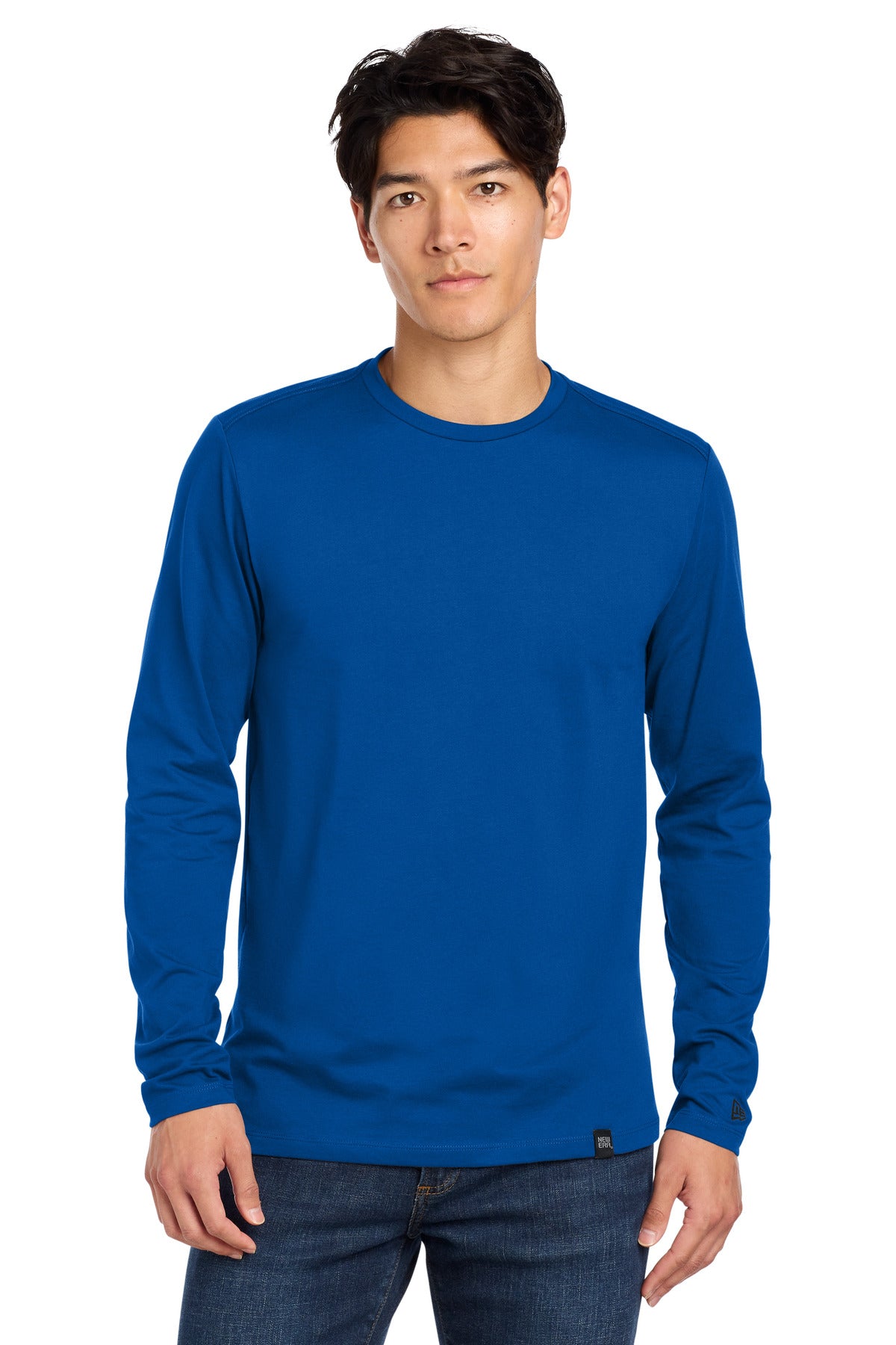New Era  ®  Heritage Blend Long Sleeve Crew Tee. NEA102
