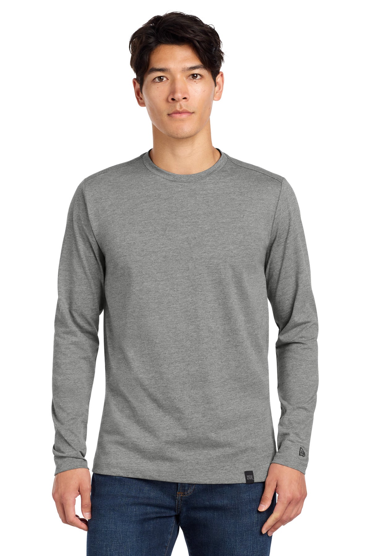 New Era  ®  Heritage Blend Long Sleeve Crew Tee. NEA102