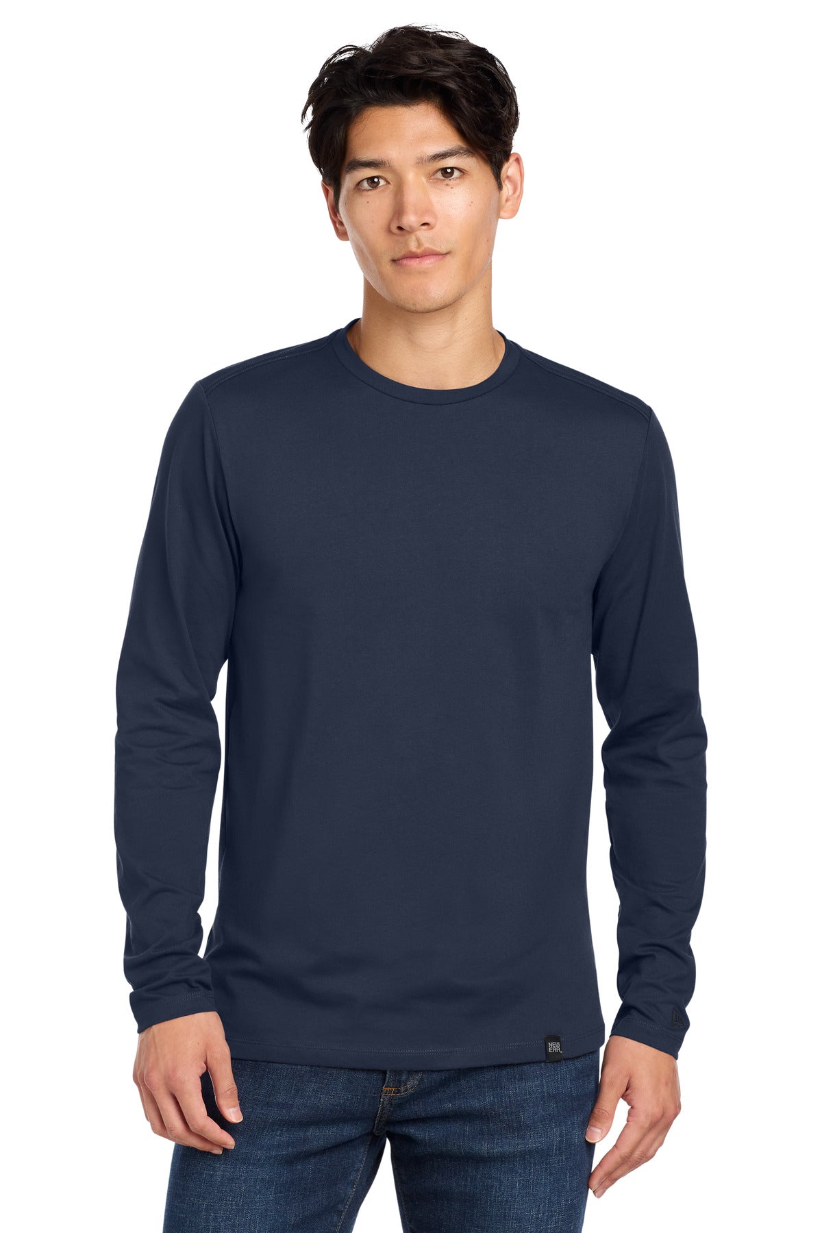 New Era  ®  Heritage Blend Long Sleeve Crew Tee. NEA102