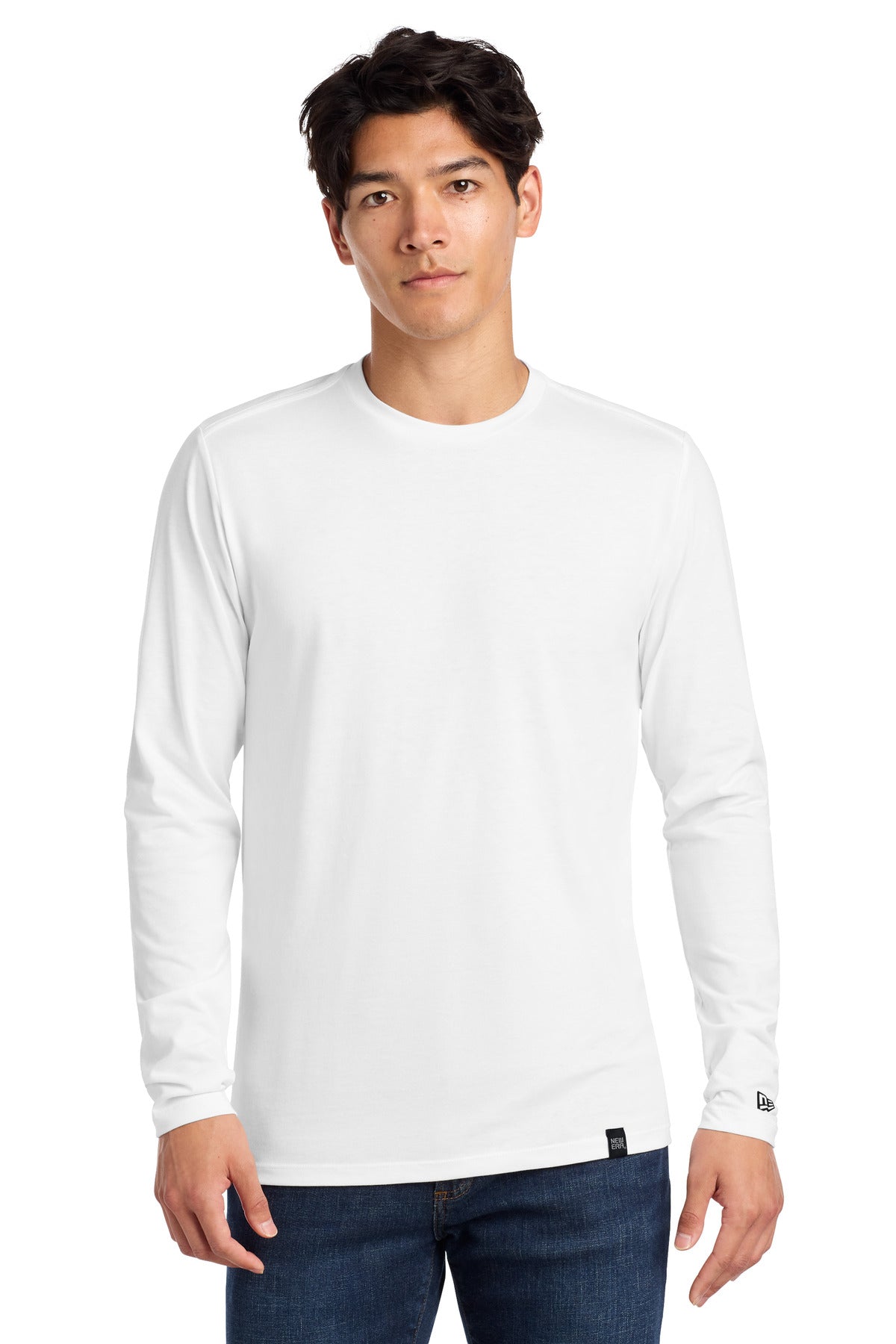 New Era  ®  Heritage Blend Long Sleeve Crew Tee. NEA102