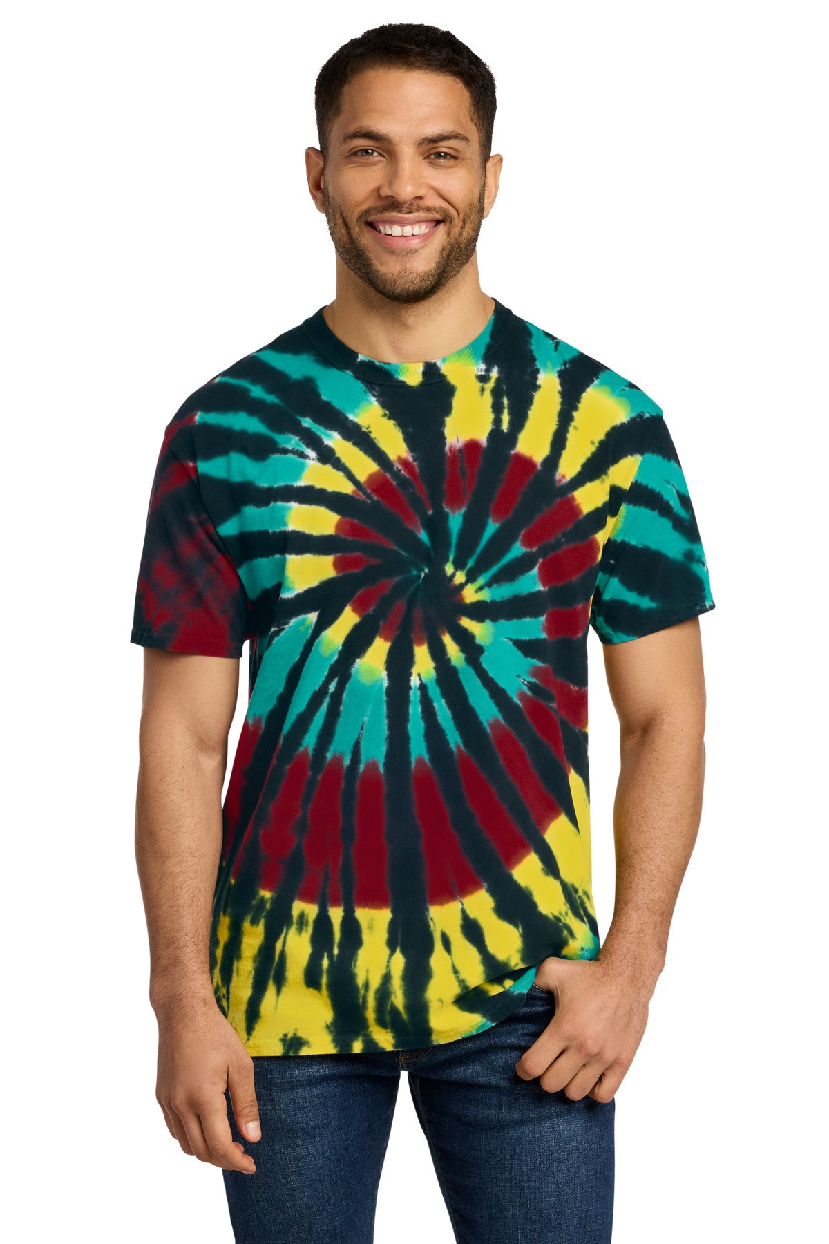 Port & Co ™  Tie-Dye Tee. PC147