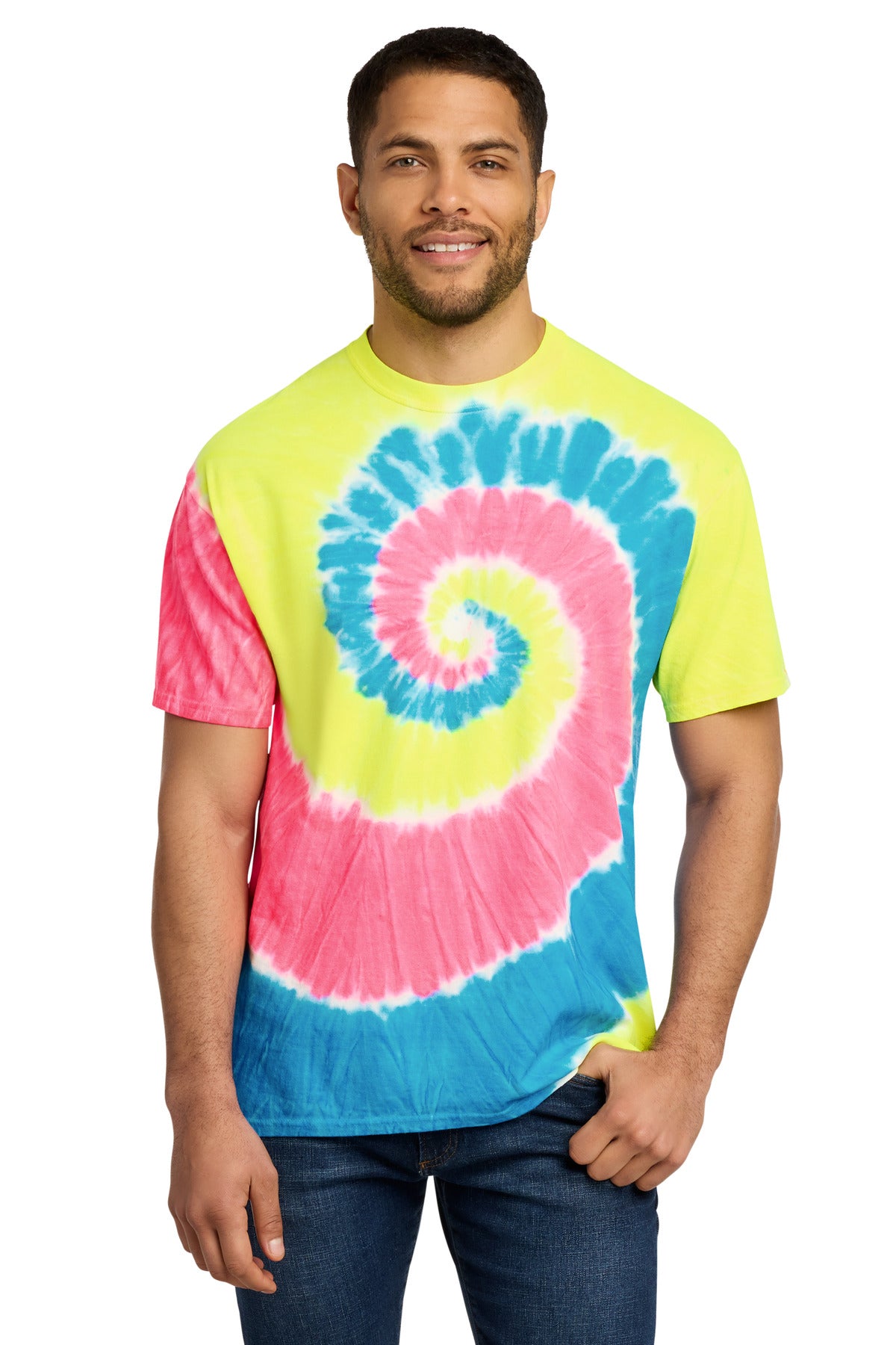 Port & Co ™  Tie-Dye Tee. PC147