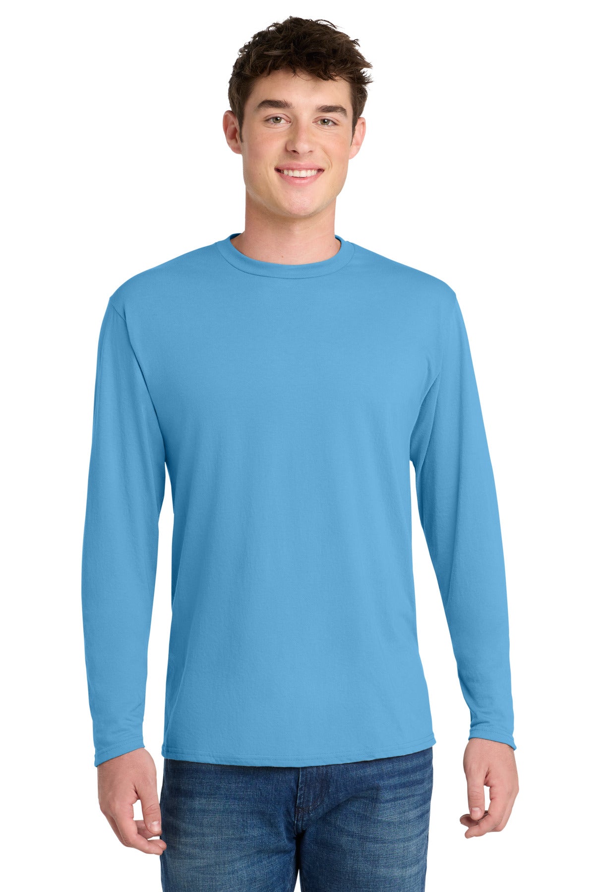 Port & Co ™  Long Sleeve Performance Blend Tee. PC381LS