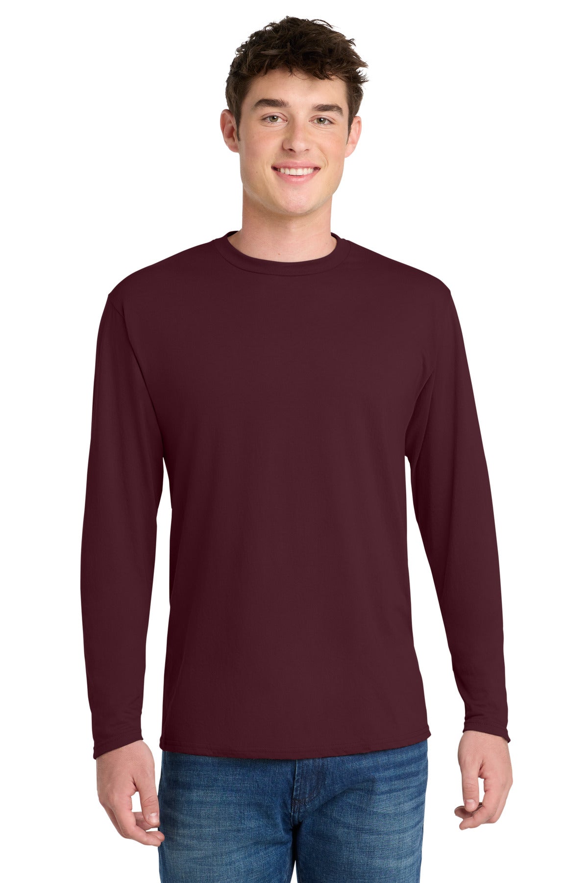 Port & Co ™  Long Sleeve Performance Blend Tee. PC381LS