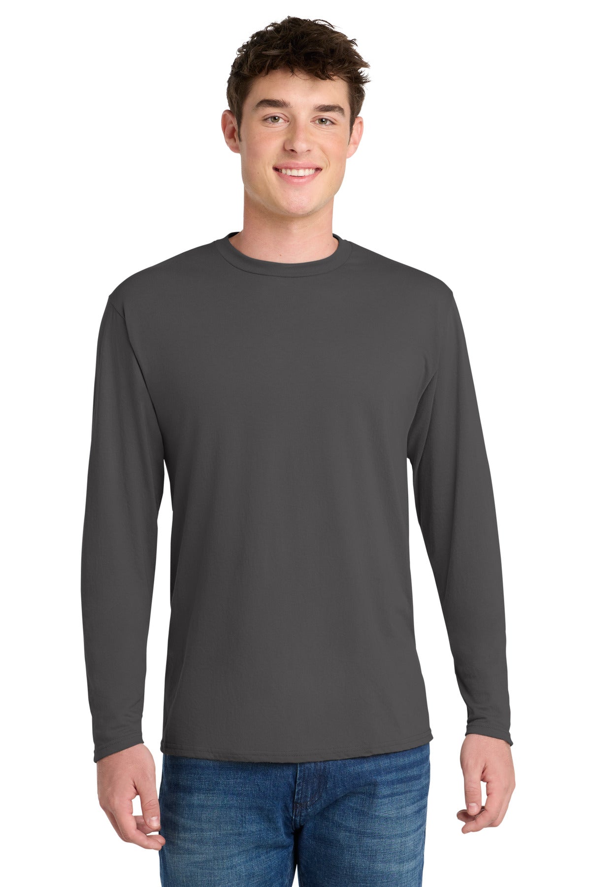 Port & Co ™  Long Sleeve Performance Blend Tee. PC381LS