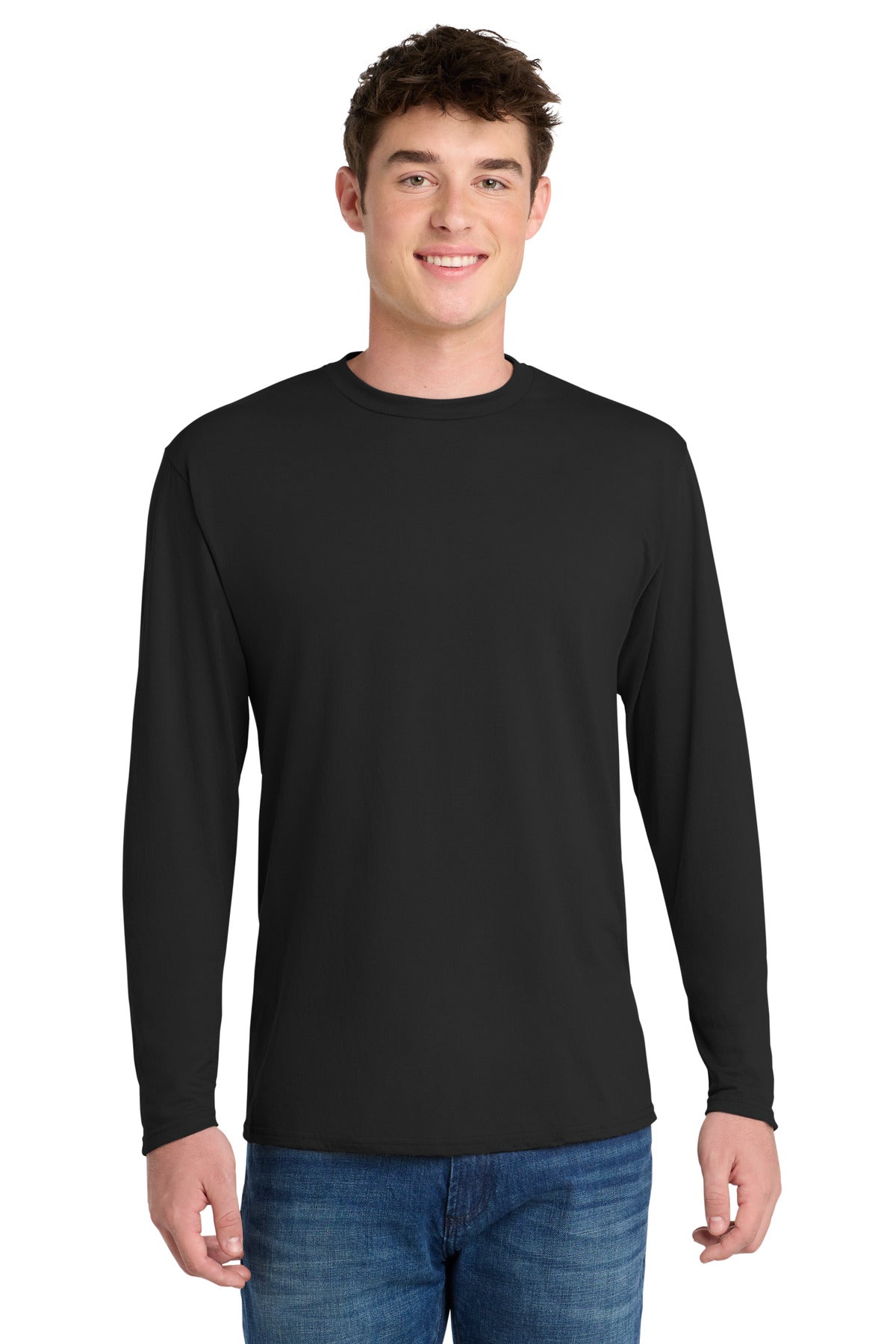 Port & Co ™  Long Sleeve Performance Blend Tee. PC381LS