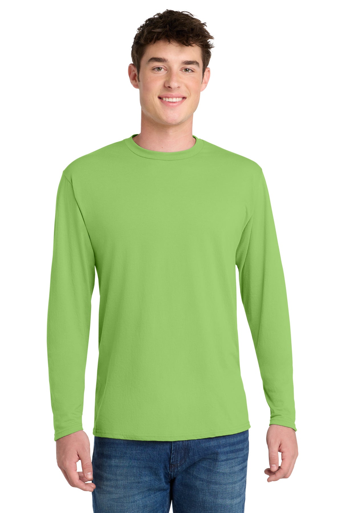 Port & Co ™  Long Sleeve Performance Blend Tee. PC381LS