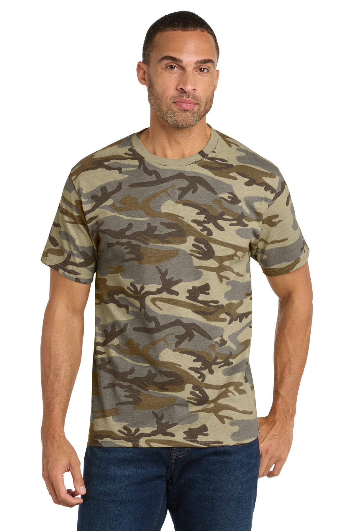 Port & Co ™  Core Cotton Camo Tee.  PC54C