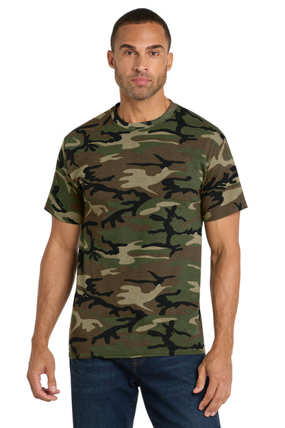 Port & Co ™  Core Cotton Camo Tee.  PC54C
