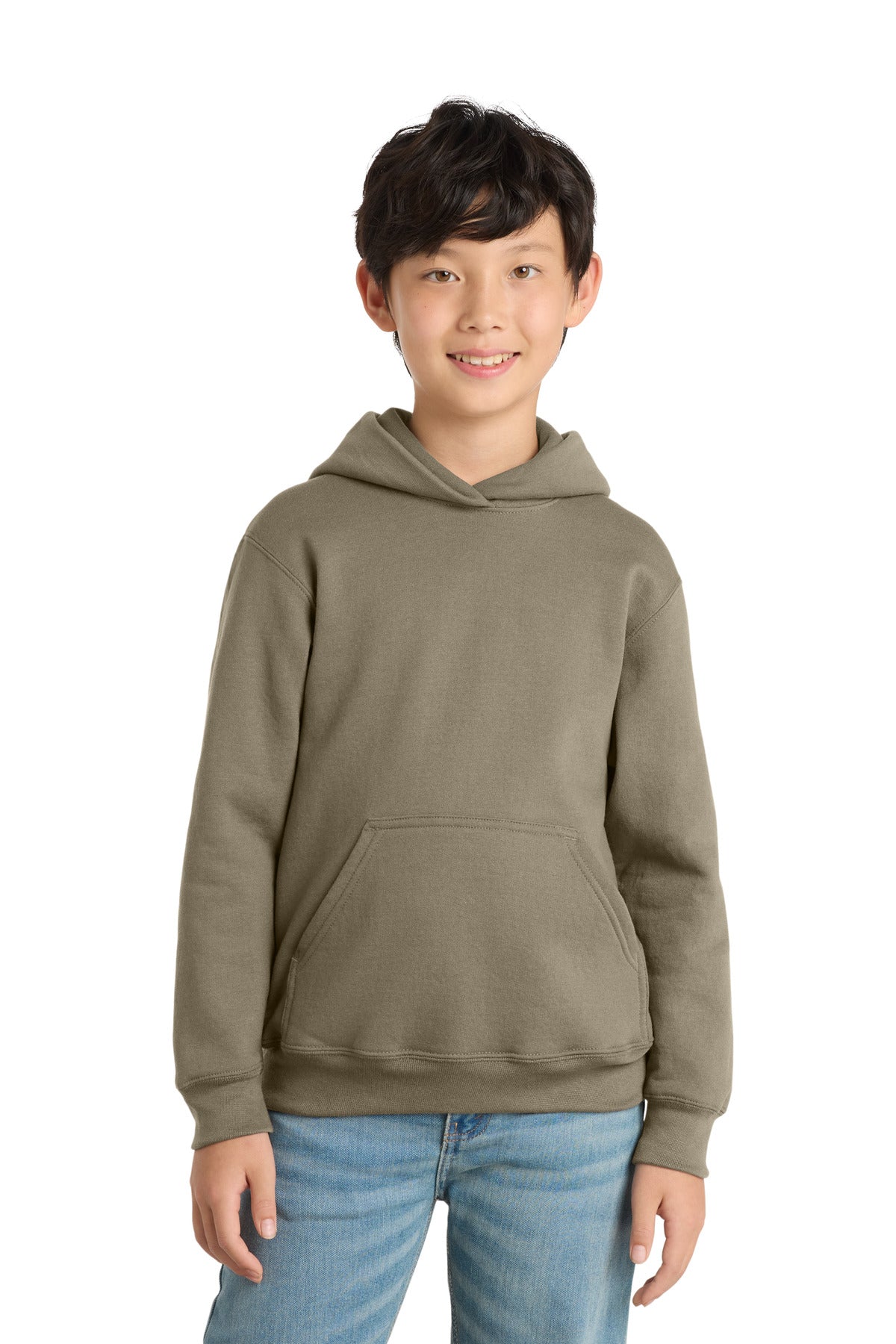Port & Co ™  Youth Core Fleece Pullover Hooded Sweatshirt PC78YH