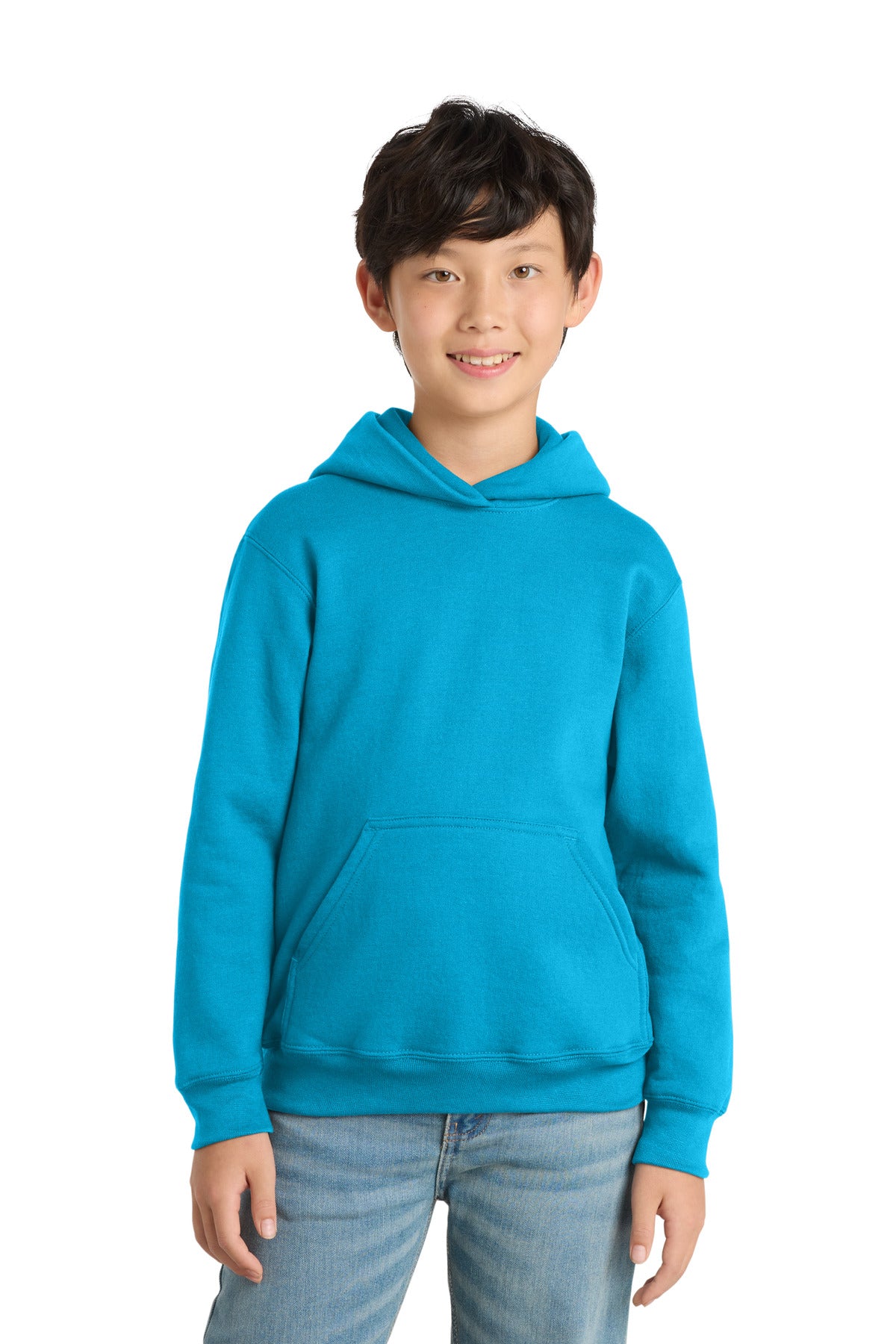 Port & Co ™  Youth Core Fleece Pullover Hooded Sweatshirt PC78YH
