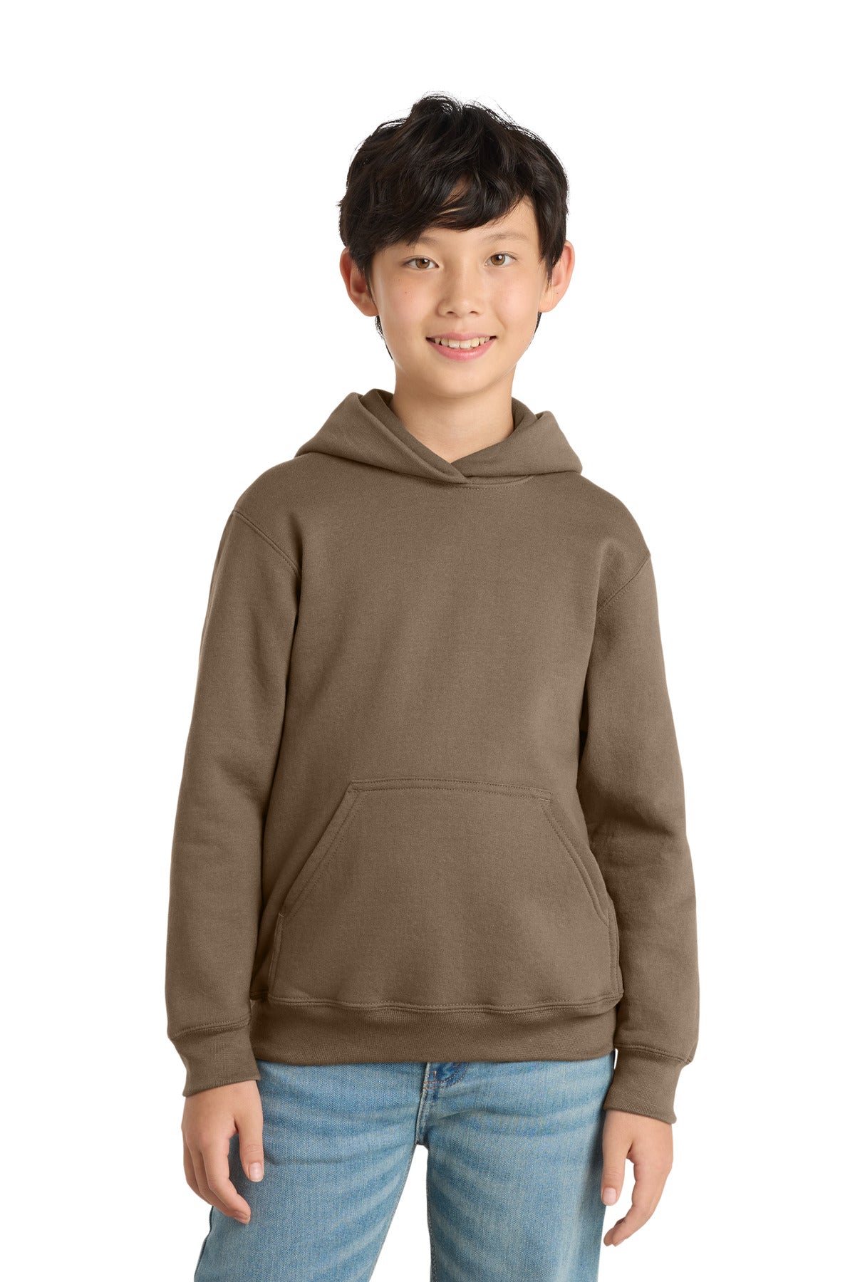 Port & Co ™  Youth Core Fleece Pullover Hooded Sweatshirt PC78YH