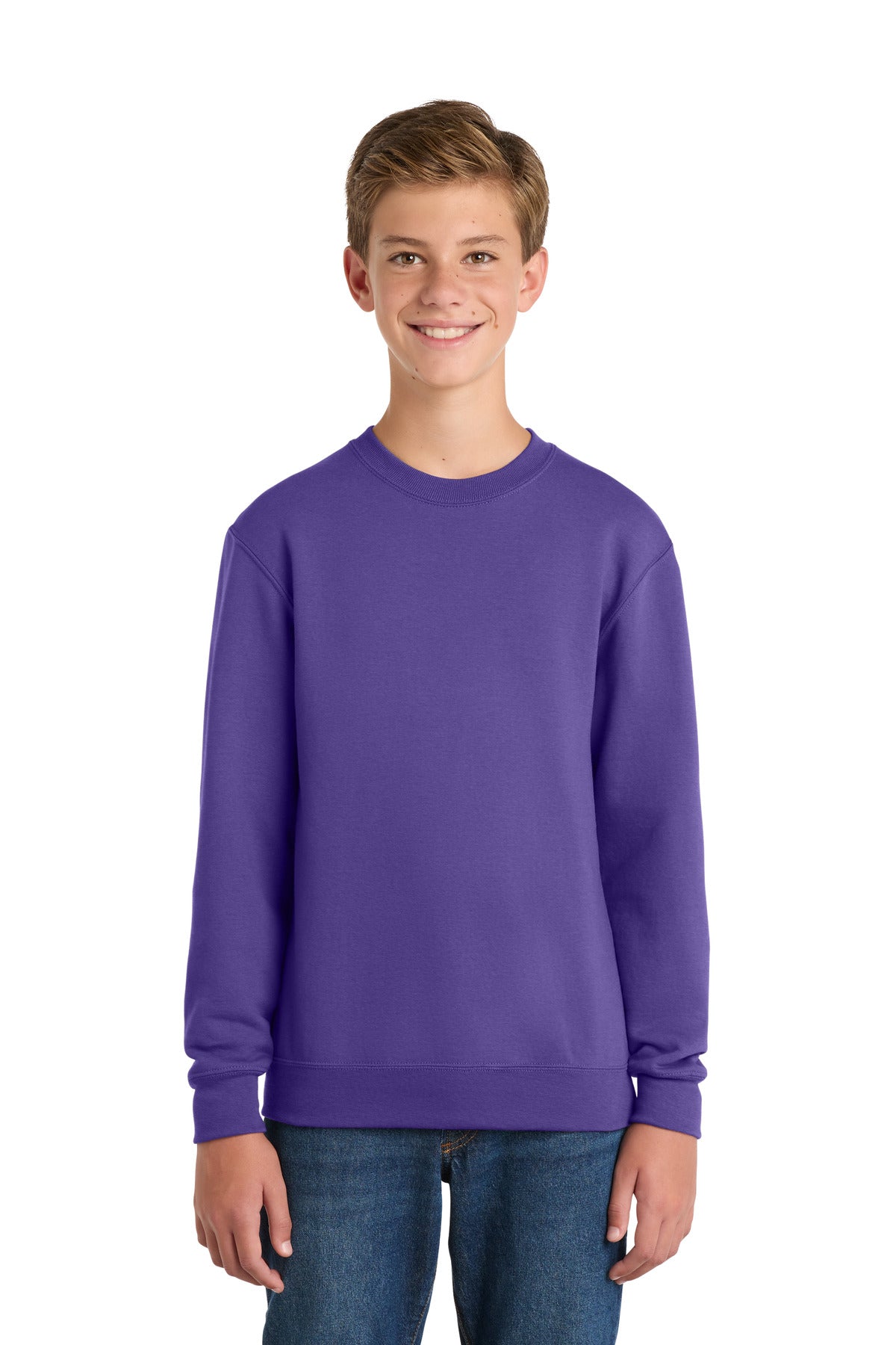 Port & Co ™  Youth Core Fleece Crewneck Sweatshirt PC78Y