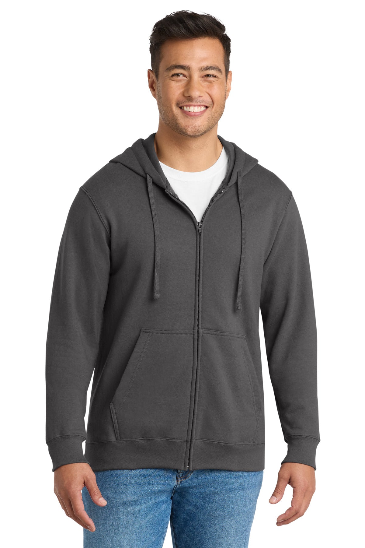 Port & Co ™  Fan Favorite Fleece Full-Zip Hooded Sweatshirt. PC850ZH