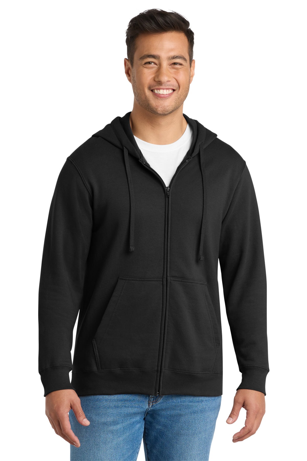 Port & Co ™  Fan Favorite Fleece Full-Zip Hooded Sweatshirt. PC850ZH